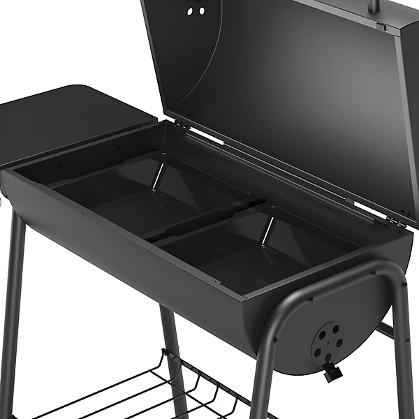 GoodHome Tehama Black Charcoal BBQ 360 x 395mm x 2pcs - Image 9