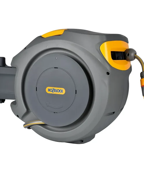 Hozelock Pro Auto-reel Wall-mounted Grey Auto Hose reel & hose (L)30m - Prevents Kinks & Tangles
